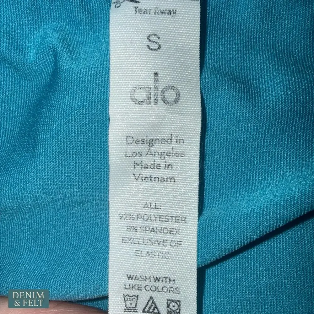 Alo Yoga Aces Tennis Skirt Shorts‎ Blue Splash Wrap Athletic Skort Size Small